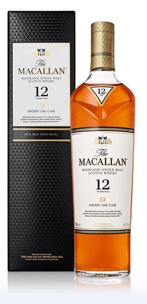 Macallan whisky 12 jaar sherry oak