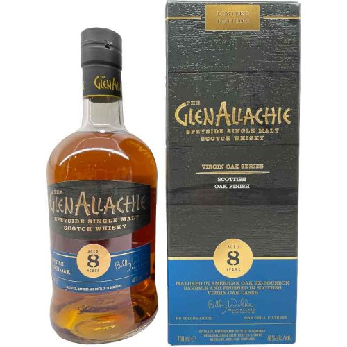 the Glenallachie single malt scotch whisky scottish virgin oak 8 years limited edition