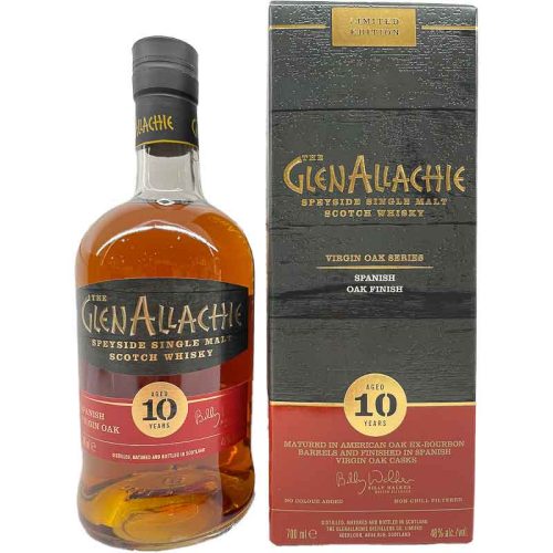 the Glenallachie single malt scotch whisky Spanish virgin oak 10 years limited edition