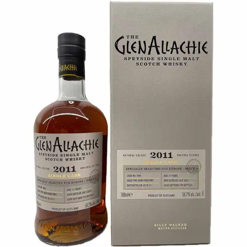 the Glenallachie single cask 11 years old single malt scotch whisky ruby port pipe 2011