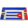 Sigarenasbak Cubaanse vlag voor 2 sigaren