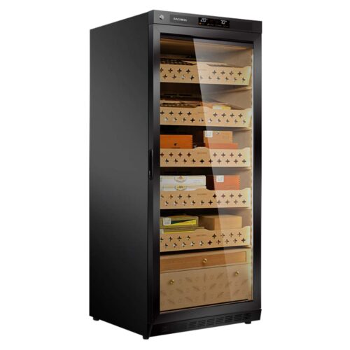 Raching mon1800a zwart humidor met ammoniak verwijderaar