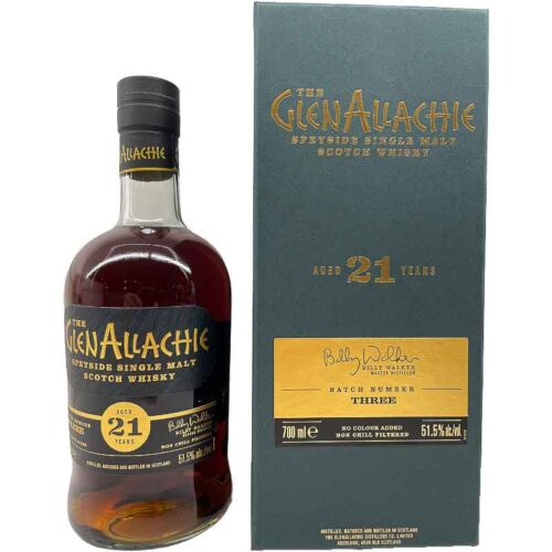 the Glenallachie 21 years old single malt scotch whisky batch 3