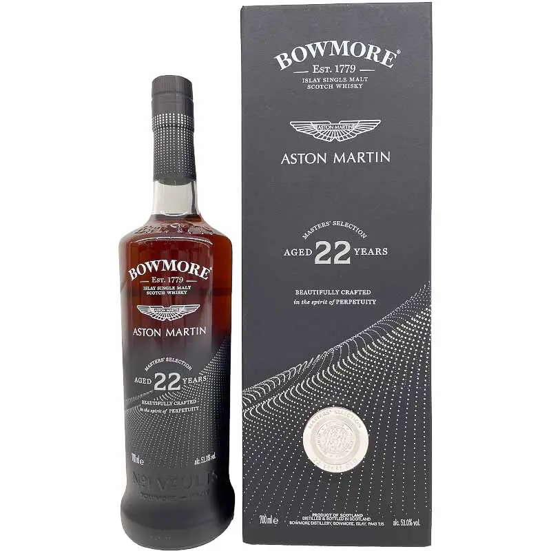 Bowmore aston Martin editie 22 jaar verzamel whisky