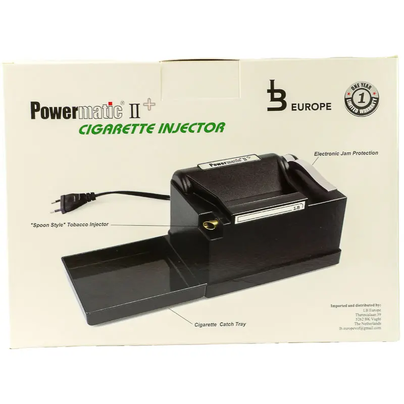 Powermatic 2 plus elektrische sigarettenmachine