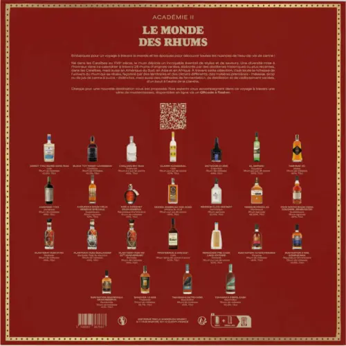 Le monde des rhums adventskalender 2025 25x2cl achterkant