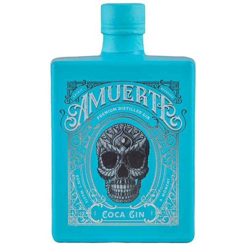 Amuerte gin light blue limited edition