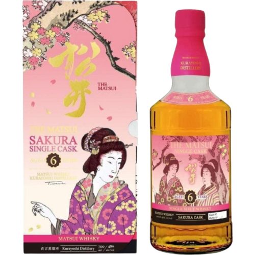 The matsui sakura single cask 6y whisky 48% 70cl