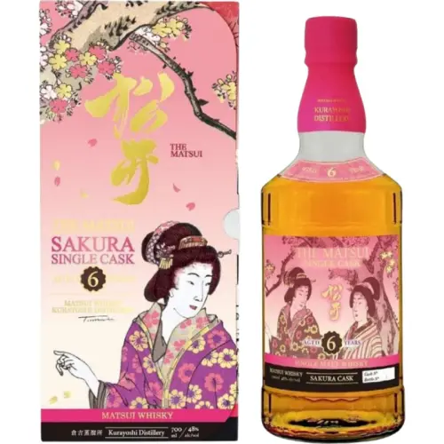 The matsui sakura single cask 6y whisky 48% 70cl