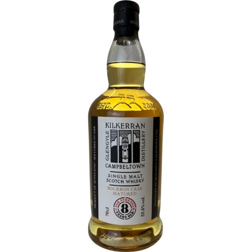 Kilkerran 8y cask strength bourbon cask matured 55,6% 70cl