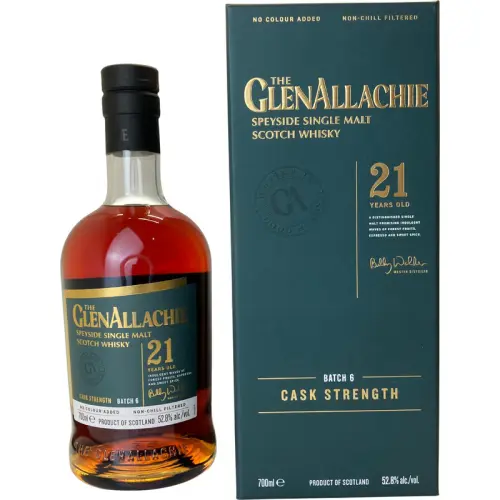 The glenallachie 21y batch 6 speyside single malt whisky 52,8% 70cl