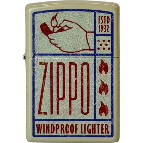 Zippo retro design cream gasaansteker