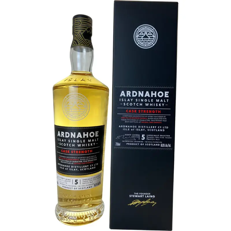 Ardnahoe 5y cask strength 60,9% 70cl