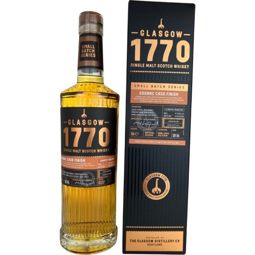 Glasgow 1770 lightly peated cognac cask batch 2 58% 70cl