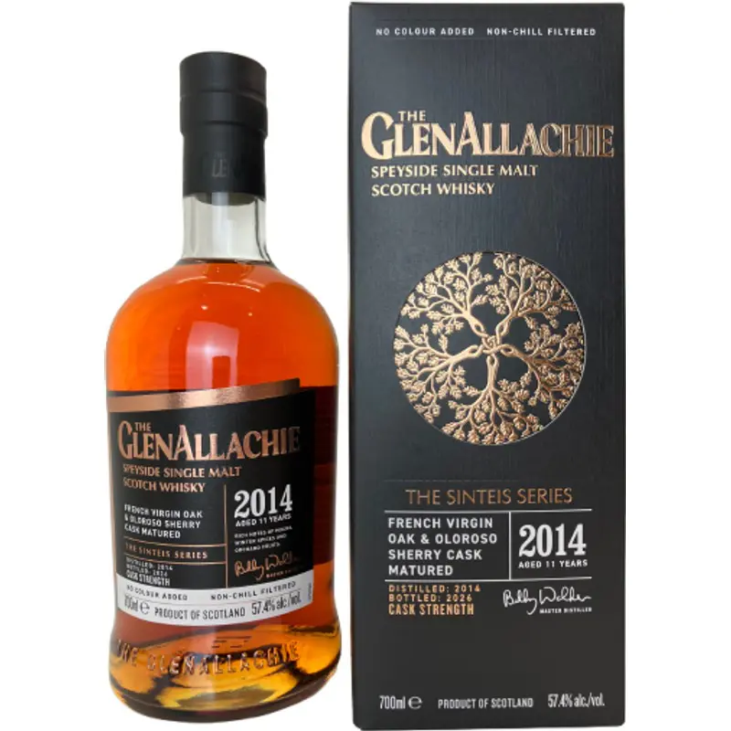 Glenallachie 2014 sinteis III french oak/oloroso 57,4% 70cl