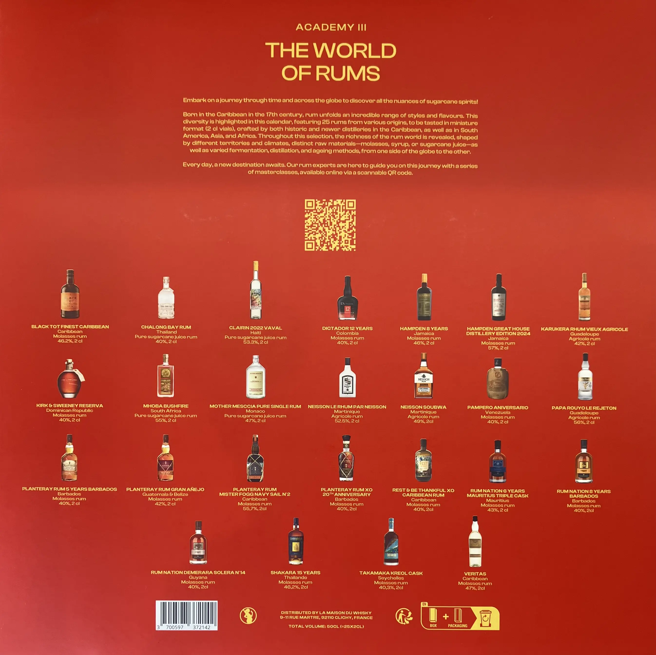 The world of rums academy 3 adventskalender 2026 25x2cl - Afbeelding 2