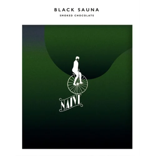 Naïve Black Sauna gerookte chocolade 70%