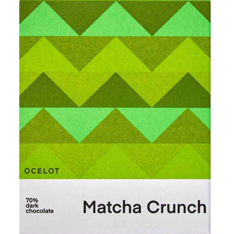 Ocelot matcha crunch 70% bio