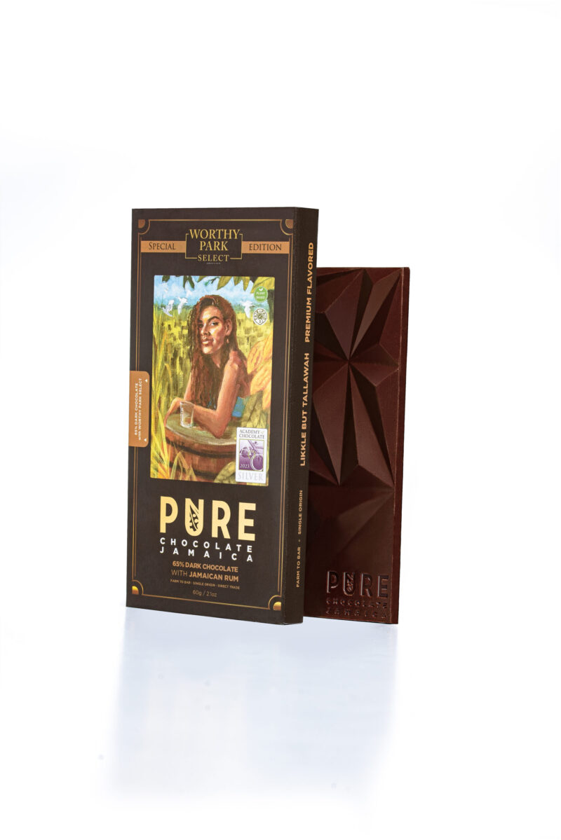 Pure Chocolate puur met Jamaicaanse rum 65%