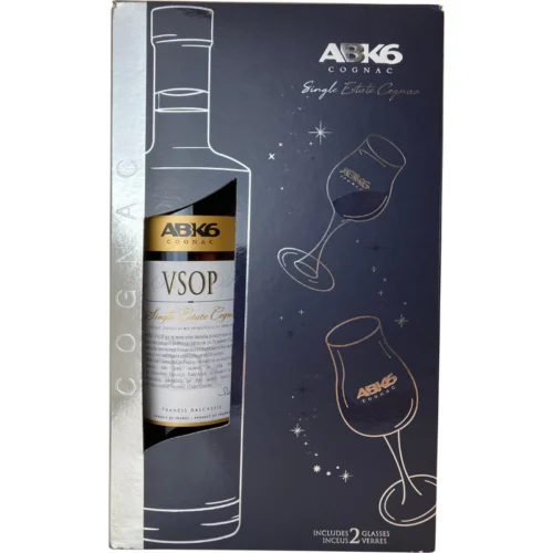 Abk6 vsop 40% 70cl + 2 glasses