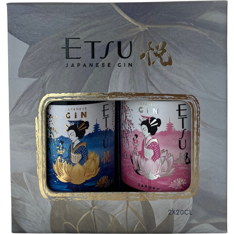 Etsu japanese gin 43% 2x20cl