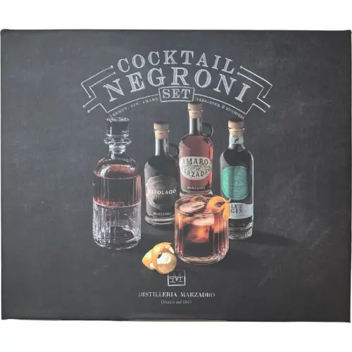 Marzardo negroni cocktail set 3x20cl