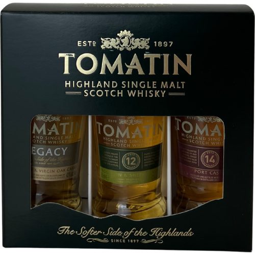 Tomatin triple 12y-legacy-14y 44% 3x5cl